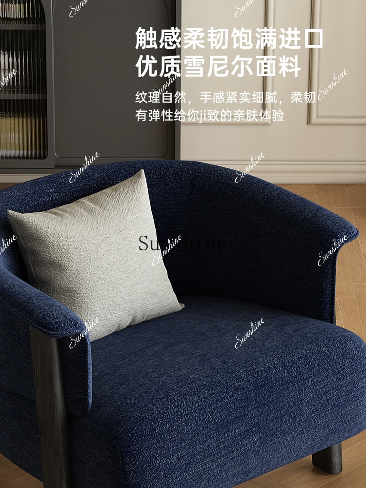 Medieval single solid wood creative small size B & B hotel negotiation leisure single chair  FT