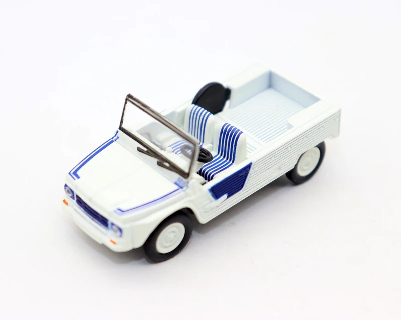 Mehari 1/54 AZUR Diecast Alloy Casr for Collection Gift, Voitures blanches, Échelle 1983, Modèles 7cm, 3 po, Neuf