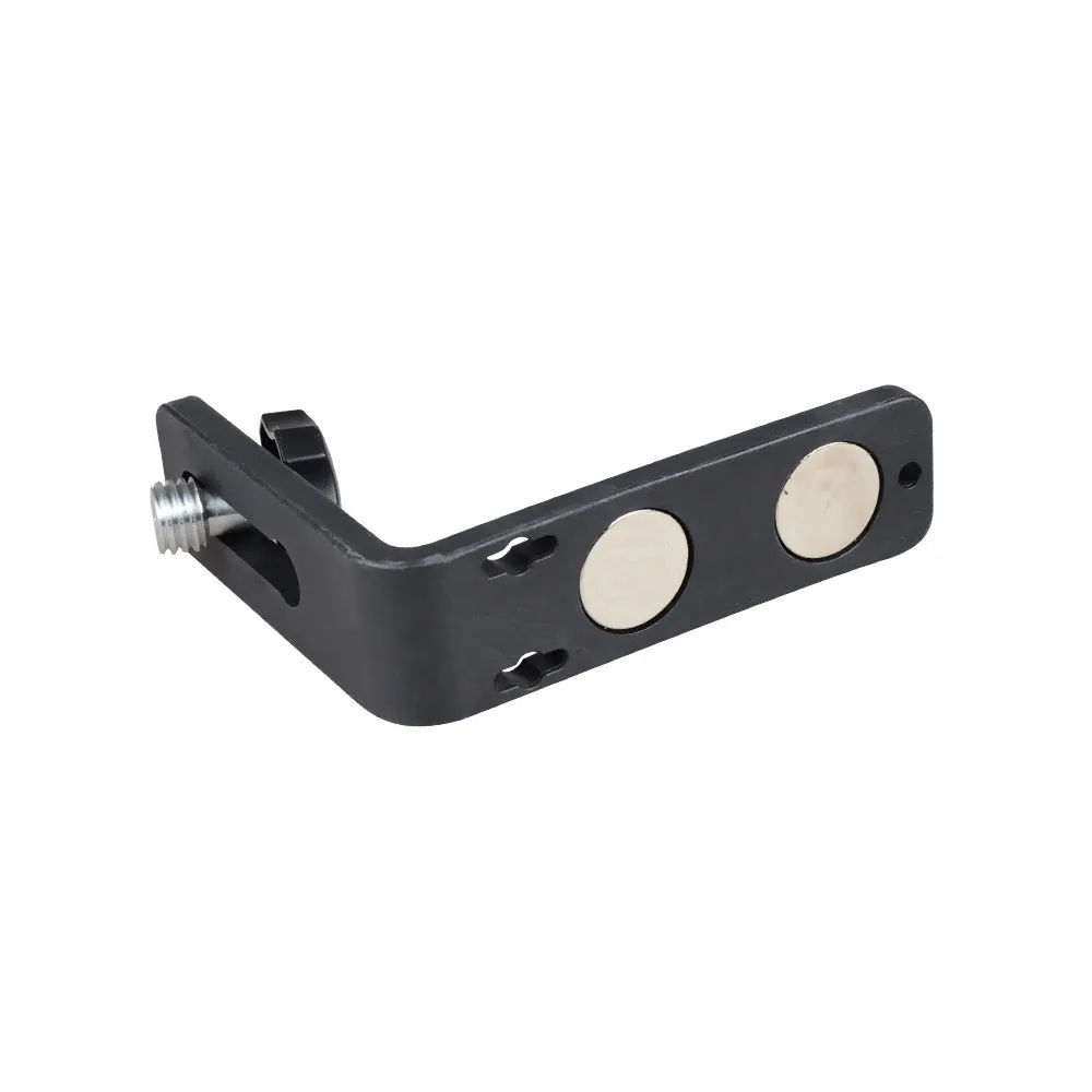 1/4\'\'/5/8\'\' L Type Laser Bracket Super Strong Magnetic Laser Leveling Support Attracts Laser Level Adjustable Hang Wall Bracket