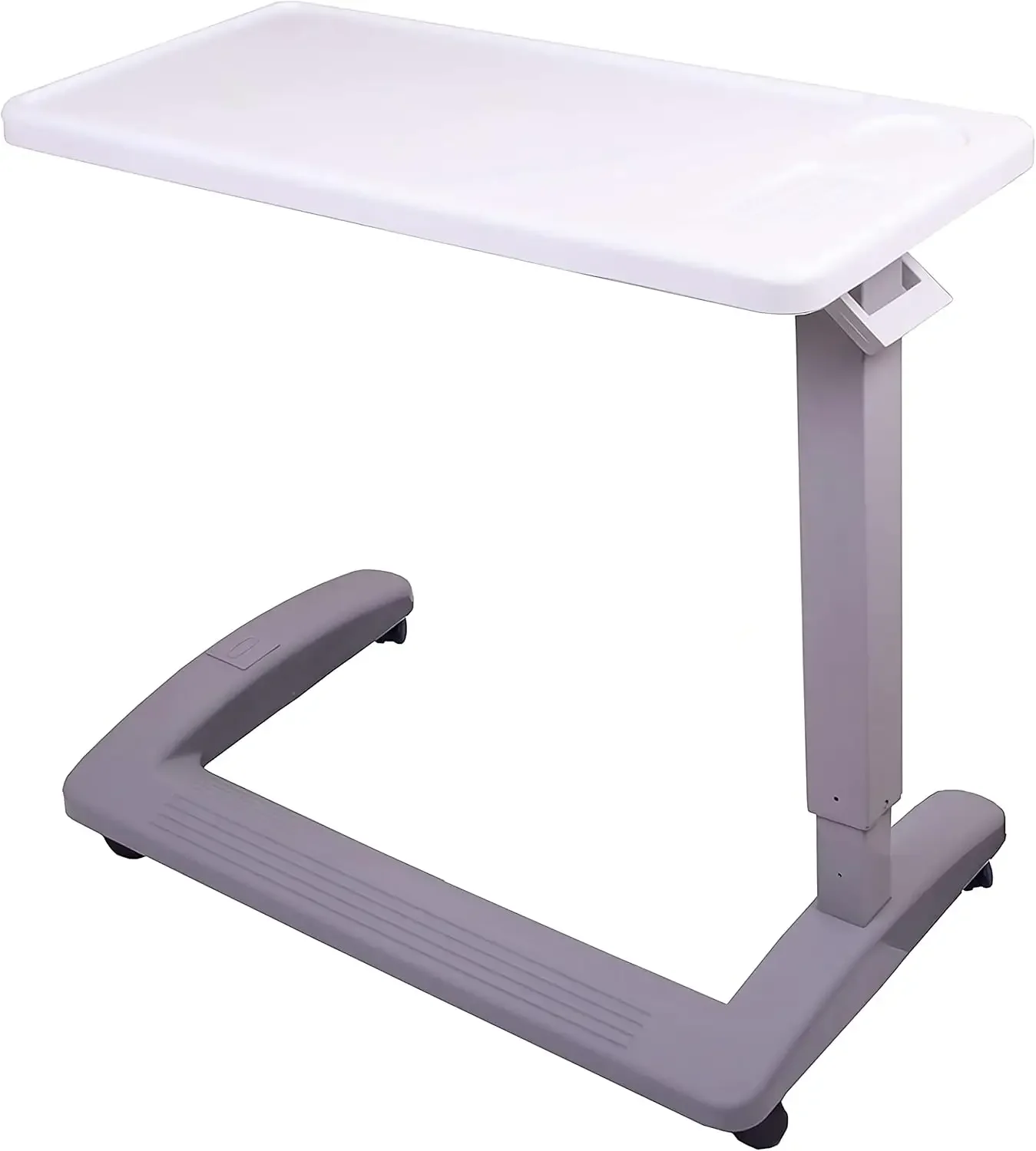 Overbed Table and Hospital Bed With Wheels  Over The Bed Table For Home Use and Hospital, Bedside