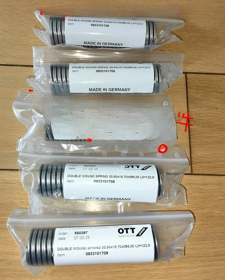 

Brand new original spring 0.933.101.709 0933101709 for DMG spindle rod