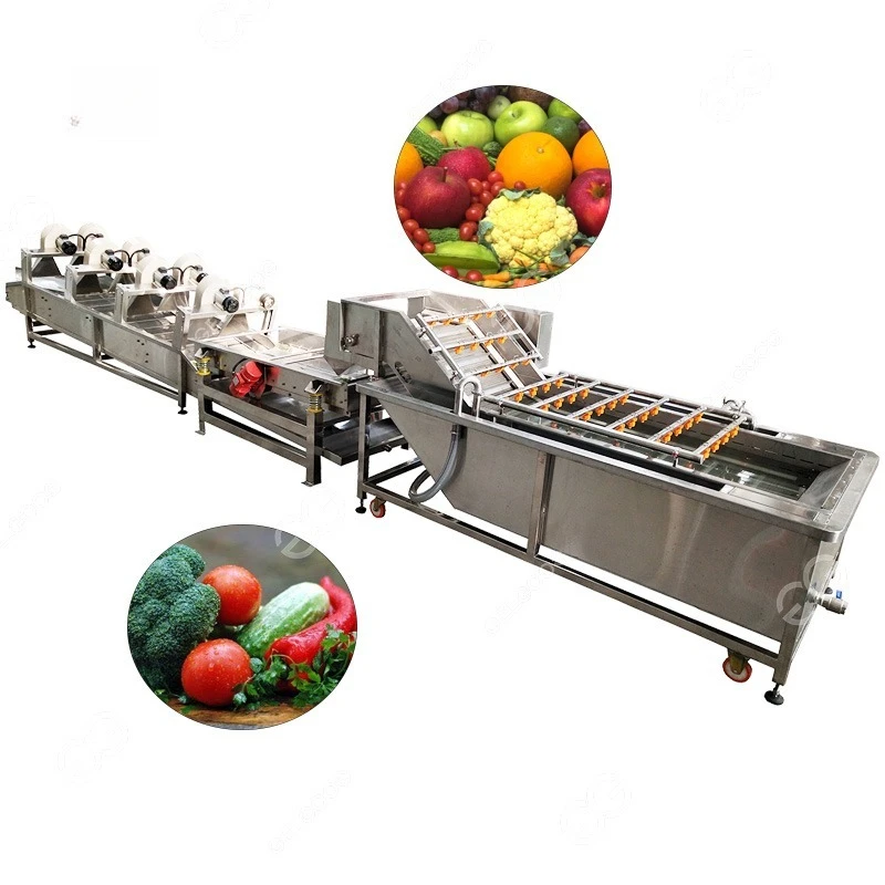 Use Food Grade Stainless Steel Products Washer Fruit and Vegetable Cleaner Machine