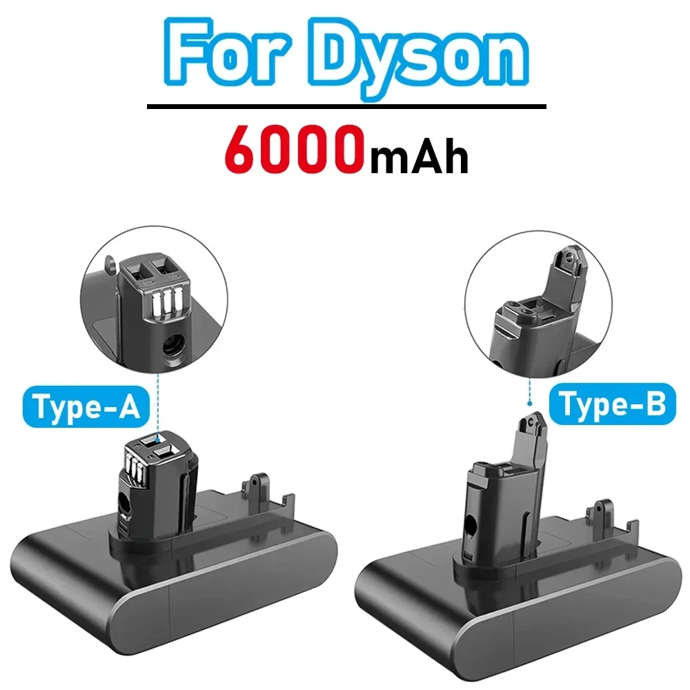 

21.6V 6.0Ah Li-ion Battery DC31 Type-A/B Battery For Dyson DC35 DC45 DC31B DC34 DC44 Animal DC56 DC57 DC35 Exclusive