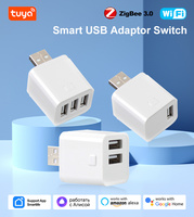 Smart Zigbee WIFI Micro USB Adaptor Switch 5V Mini 1 2 3 USB Power Adaptor APP Timing Control Works with Alexa Google Home Tuya