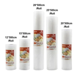 TINTON LIFE Food vacuum sealer Storage saver bags Vacuum Plastic rolls 5 size Bags For Kitchen Vacuum Sealer to keep food fresh