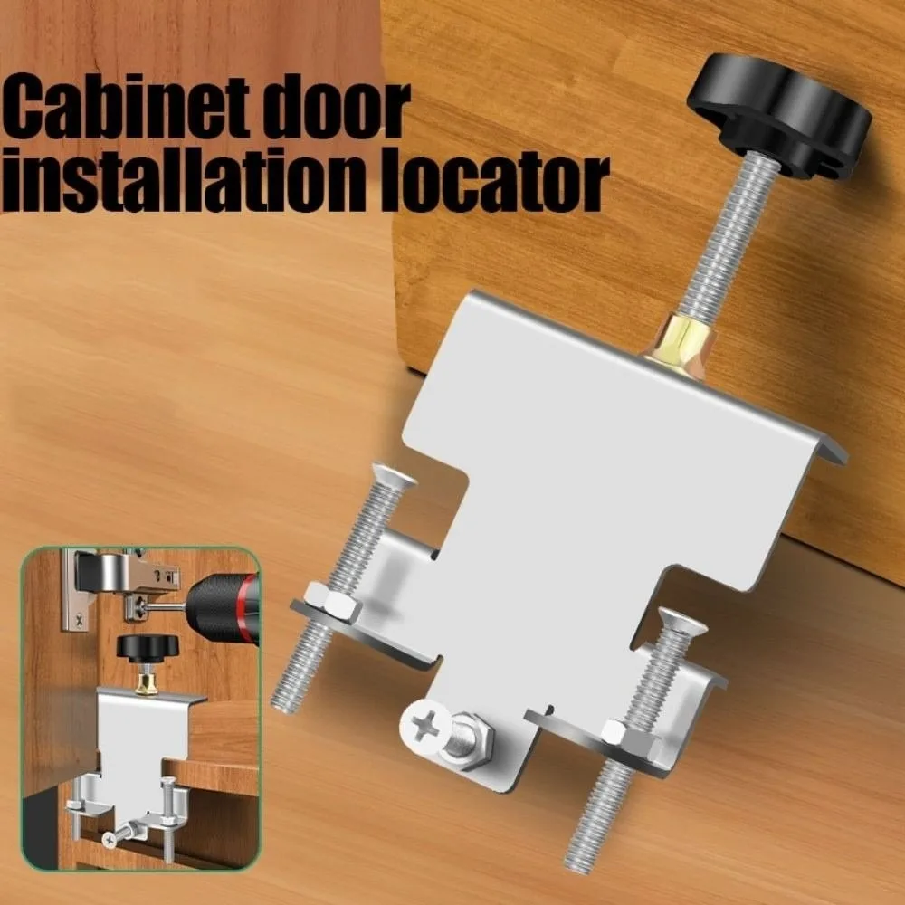 قابل للتعديل باب الخزانة تصاعد الرقصة المحمولة سبائك الألومنيوم تحديد المواقع ثقب فتح أداة النجارة تركيبات منصات مكافحة زلة #3