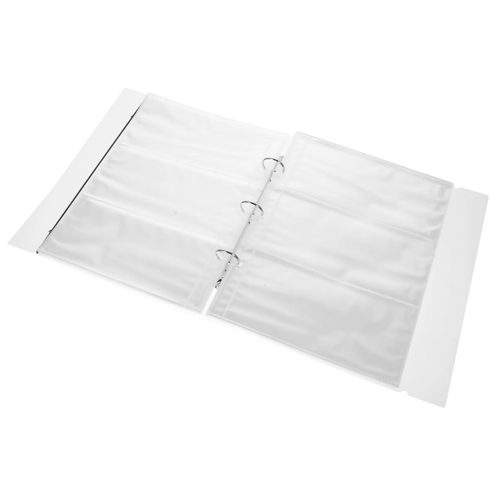 Concert Tickets Album 30 Pages PVC Card Holder Postcards Album Binder White Postcard Sleeves Binder File Folder