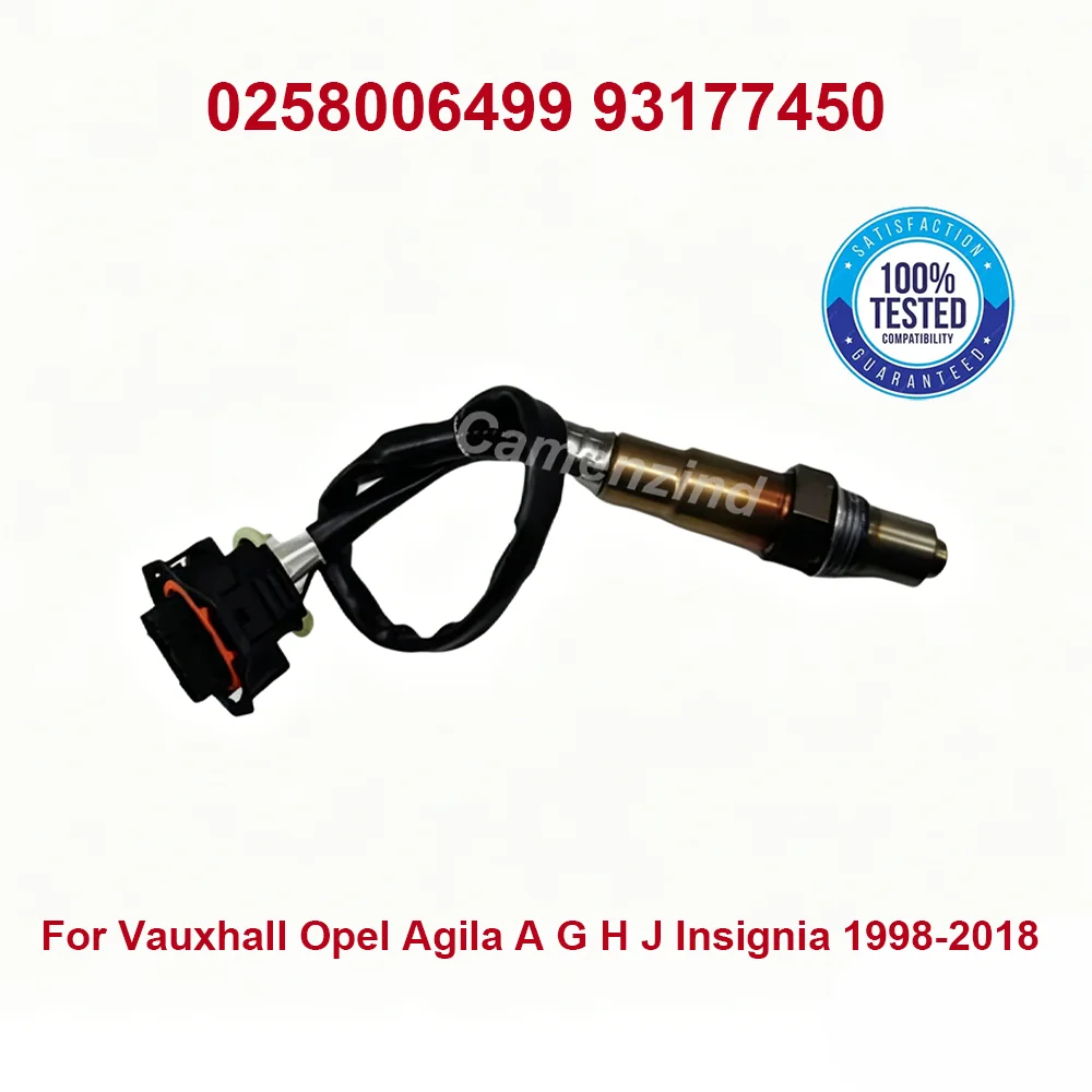 0258006499 93177450 13103981 Lambda-Sonde O2-Sauerstoffsensor für Vauxhall Opel ASTRA G H CORSA C D COMBO MERIVA CORSAVAN 1998-2018