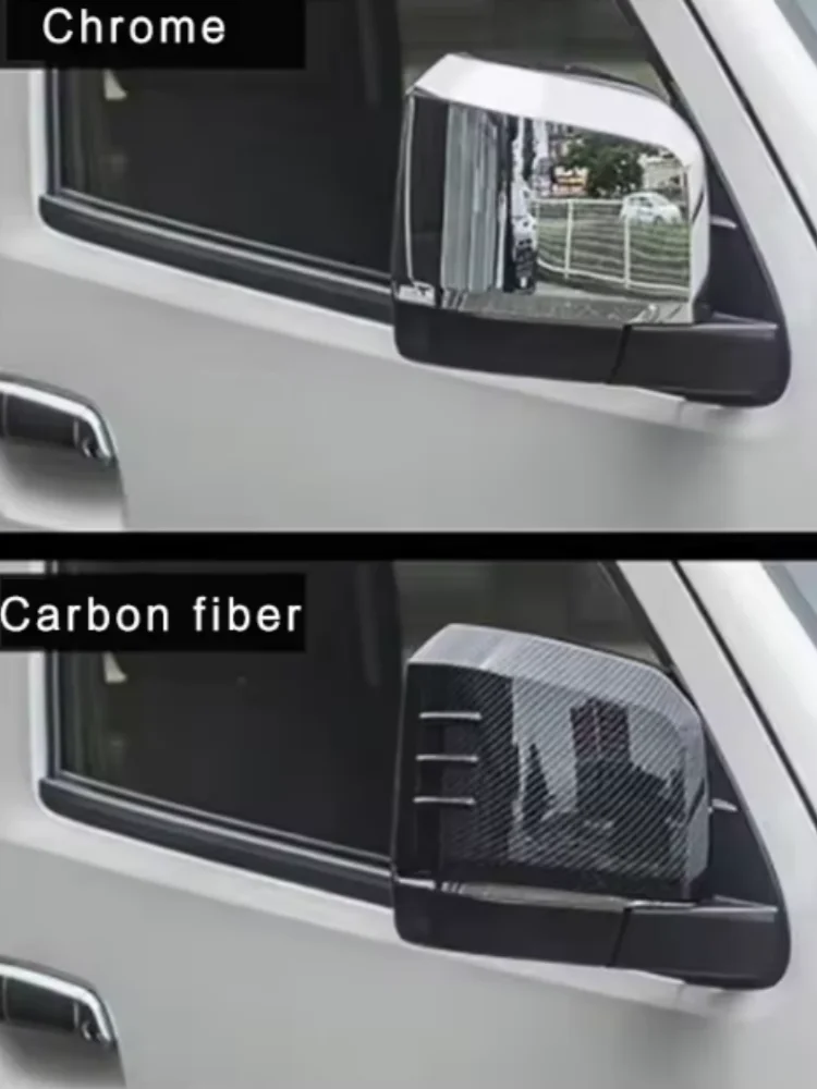 Для Toyota Hiace 300 Series 2019-2022: хромированные накладки на боковые зеркала заднего вида из АБС-пластика задний стеклоочиститель передние противотуманные фары фонарь багажника и двигателя