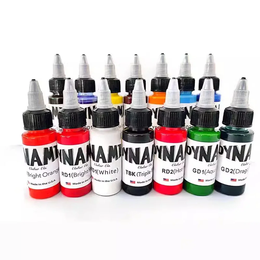 30ml 1 stücke Tattoo Tinte Set profession elle permanente Tattoo Pigmente Microb lading Make-up Körper malerei Kunst Tinte für Tätowierungen dynamisch