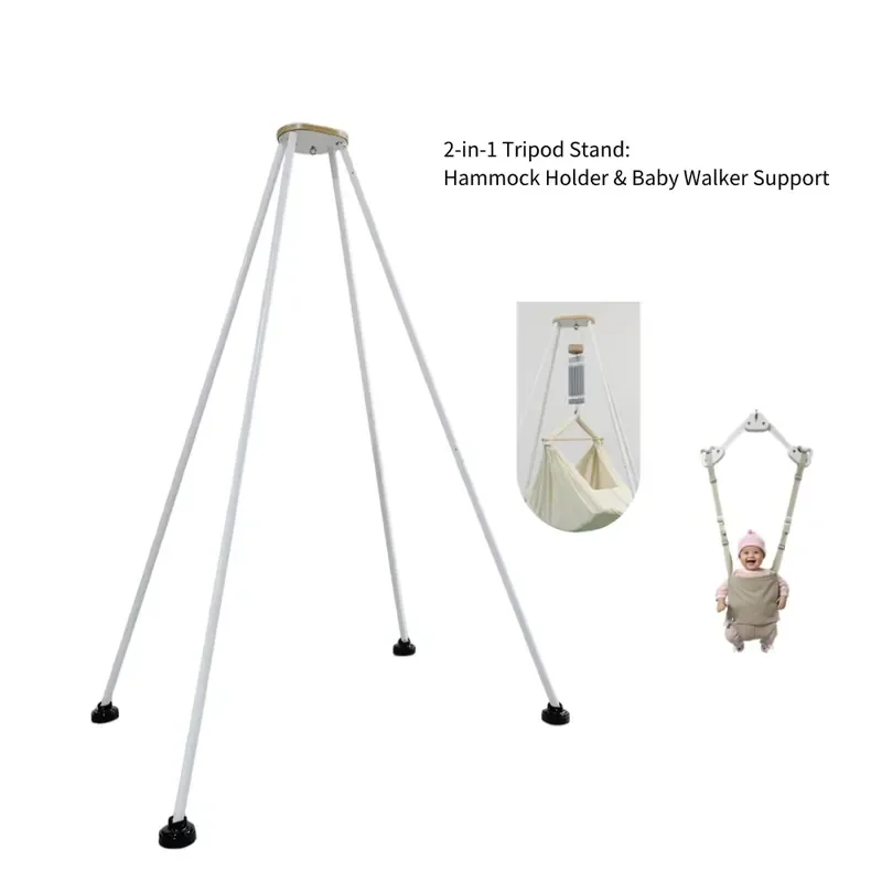 Foldable Metal Stand for Electric Cradle Hammock, Portable Baby Swing Frame for Indoor Living Room, Outdoor Gym or Park Use view 4