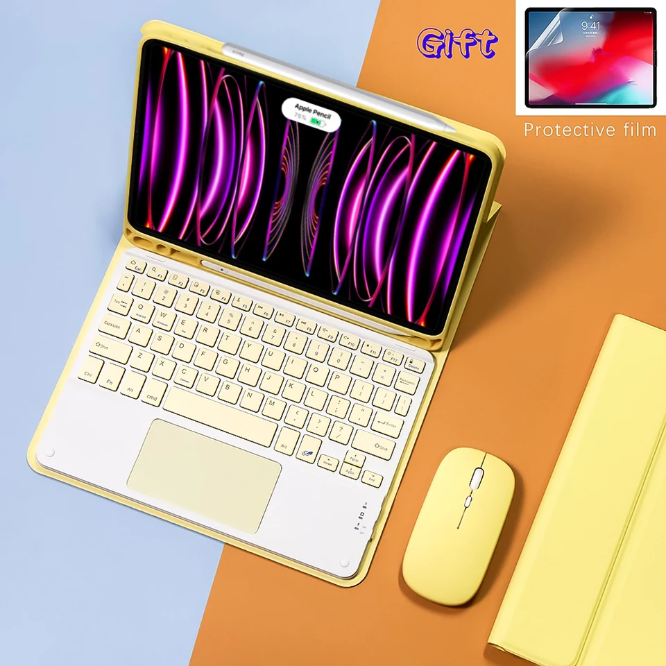 Keyboard Wireless Mouse Magic For iPad Pro 13 11 Case M4 M2 M3 Air