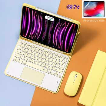 Keyboard Wireless Mouse Magic For iPad Pro 13 11 Case M4 M2 2024 Air 13 11 5/4 2 10.2 9th/8/7 Generation Case Bluetooth Keyboard