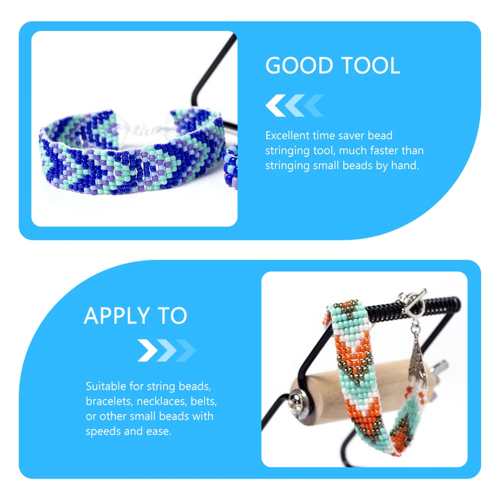 스테인레스 스틸 구슬 직기 구슬 도구 Diy 팔찌 목걸이에 대 한 Diy에 대 한 쉬운 보석 만들기 도구 구슬 스트링 보조