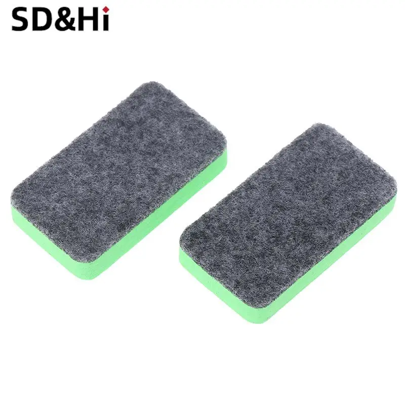 

10Pcs/set Green+Black Mini Felt Cloth Whiteboard Dry Eraser Erase Pen Board Kid Marker School Office Home