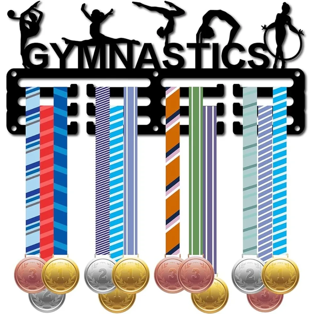 

Gymnastics Medal Holder Medal Hanger Display Rack Sports Metal Hanging Awards Iron Small Mount Decor Awards for Wall Home Badge