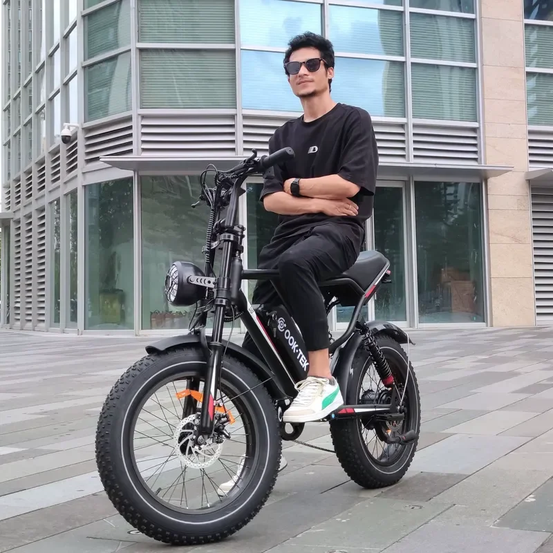 S8 Dual Motor Electric Bike 2000W 48V 25Ah Lithium Battery Adult Urban E Bicycle Hydraulic Disc Brake EU US Stock Fast