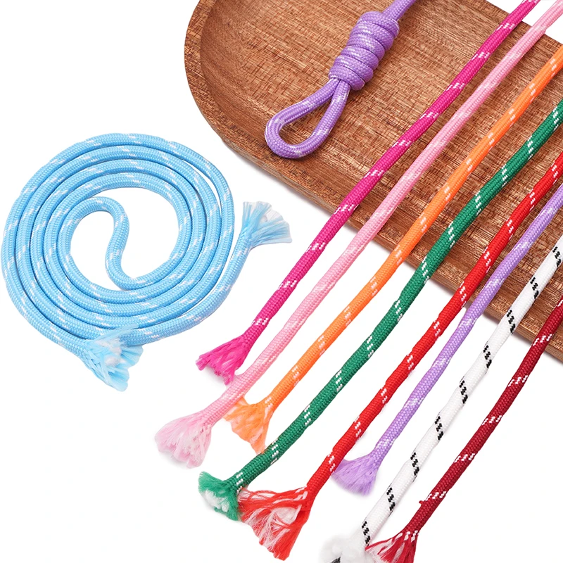 5MM 1/5 Meter farbige Polyesterschnur für handgefertigte DIY Handykette Schlüsselanhänger Anhänger Schmuckherstellung Zubehör