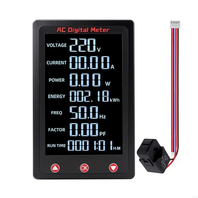 Electrical Tester With Large Backlit Screen For Safe Usage AC Digital Meter 