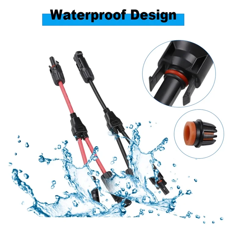 【Superdeals】Y فرع التوصيل 1 إلى 2 اتصال متوازي موصل الطاقة الشمسية محول اللوحة الكهروضوئية لمجموعة تجميع لوحة البطارية