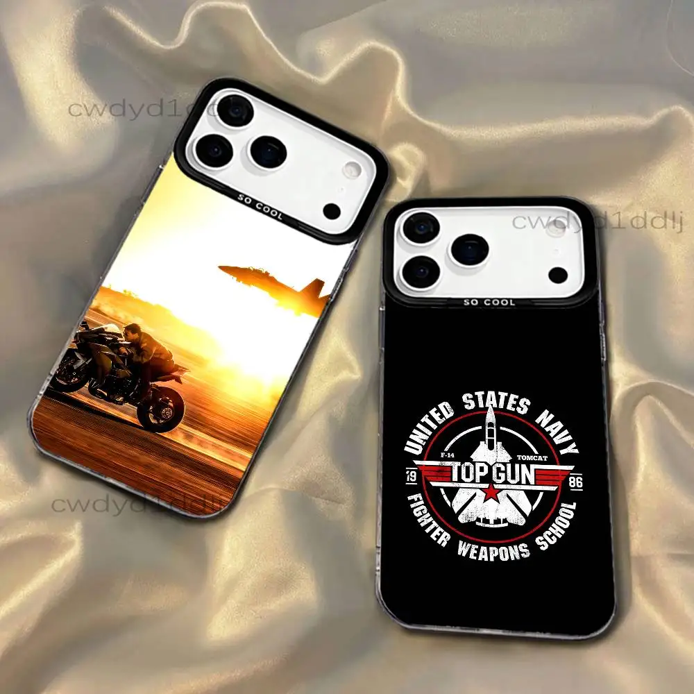 

T-Top Gun M-Maverick Phone Case For iPhone 17,16,15,14,13,12,11,X,8,7,Pro,Max,Plus,SE4,Air,Mini IMD Gray Hard Matte
