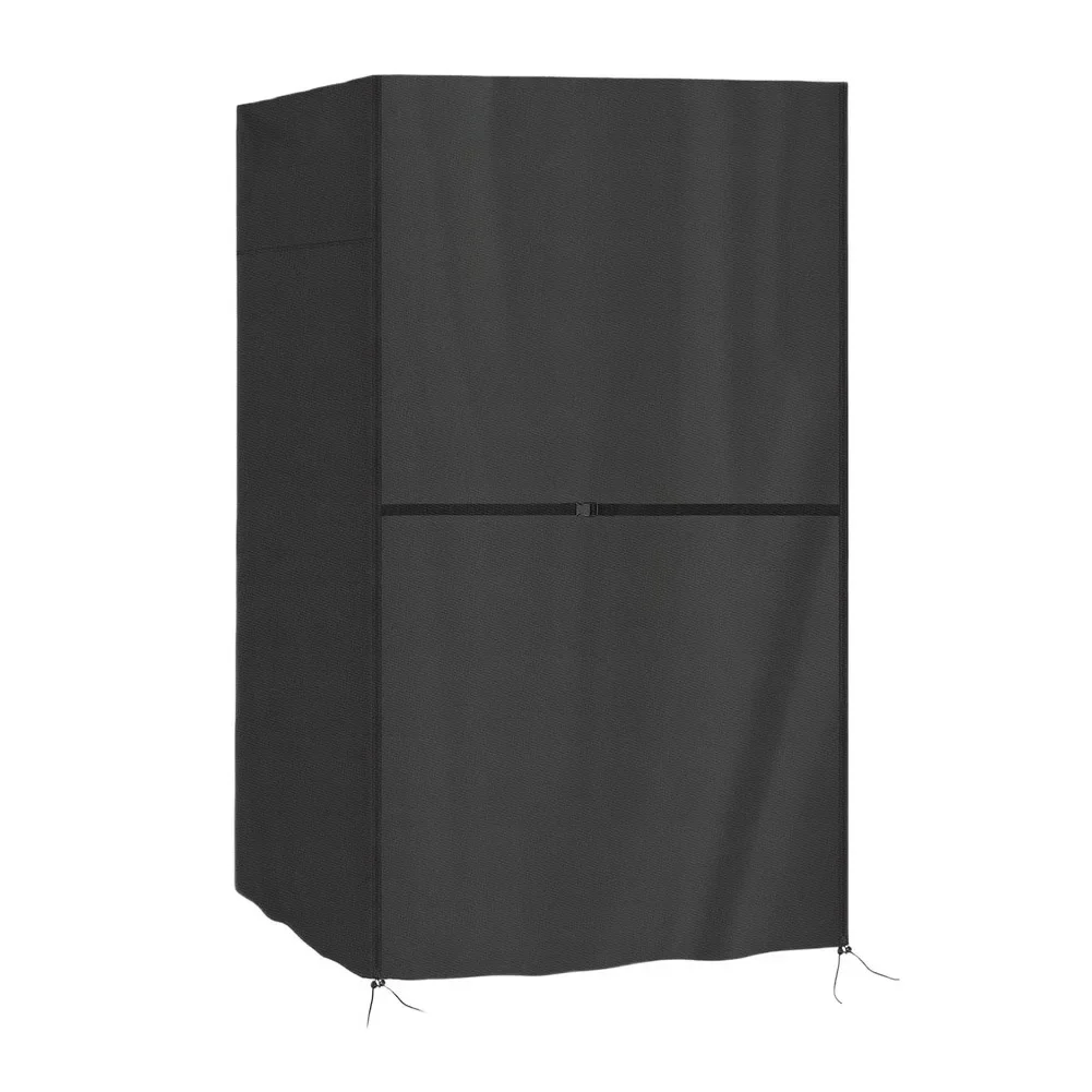 Infrared Shield Outdoor Sauna Cover Sauna Room Protection Black Easy Installation Easy To Clean 210D Oxford Fabric