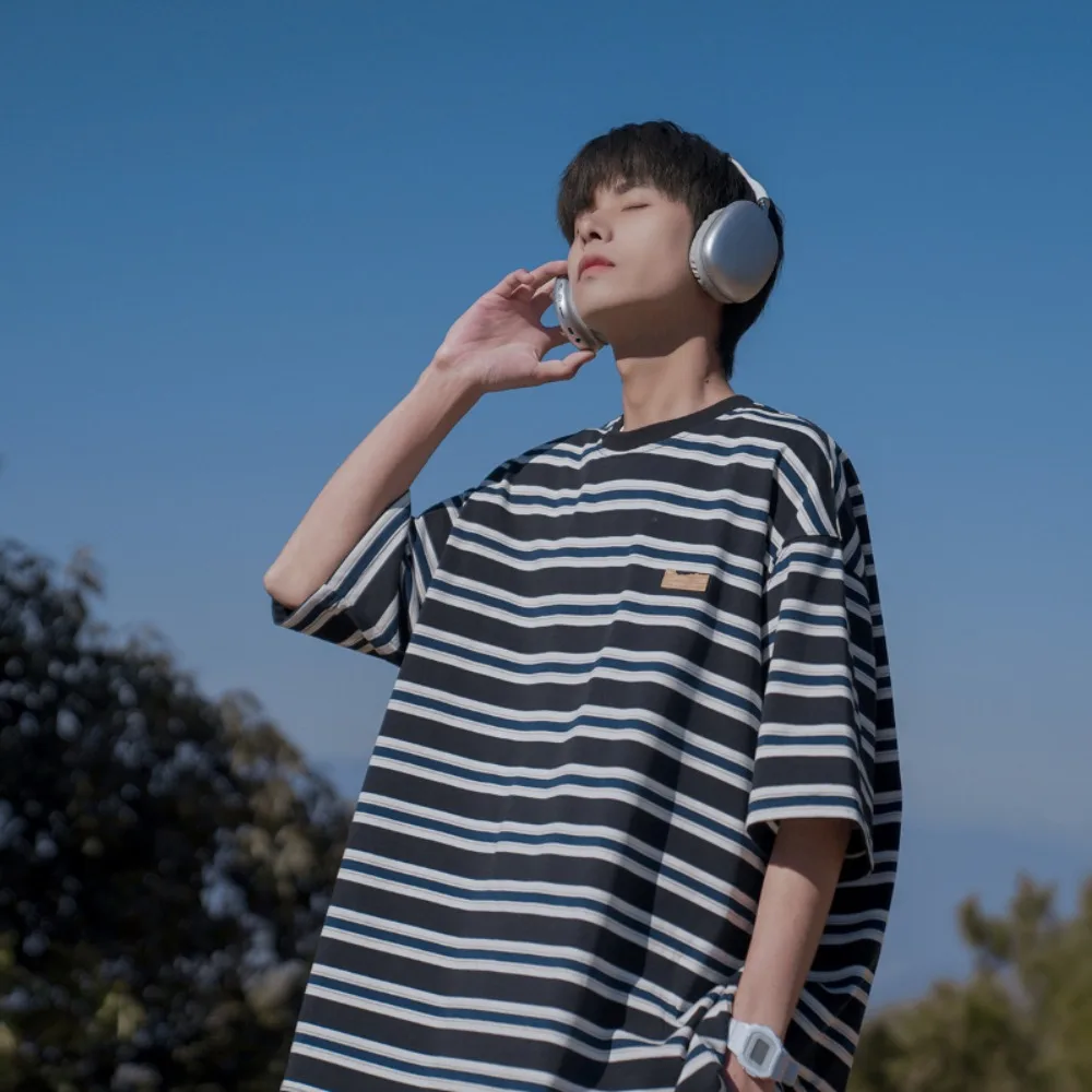 Thumbnail 2 - #13 Trending Mens Classic Striped T-Shirts Right Now