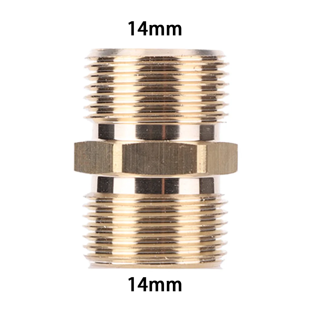 High Pressure Washer Hose Extension Connector M22 14/15mm Thread Male Female Adapter High Pressure Washer Swivel Joint Connector