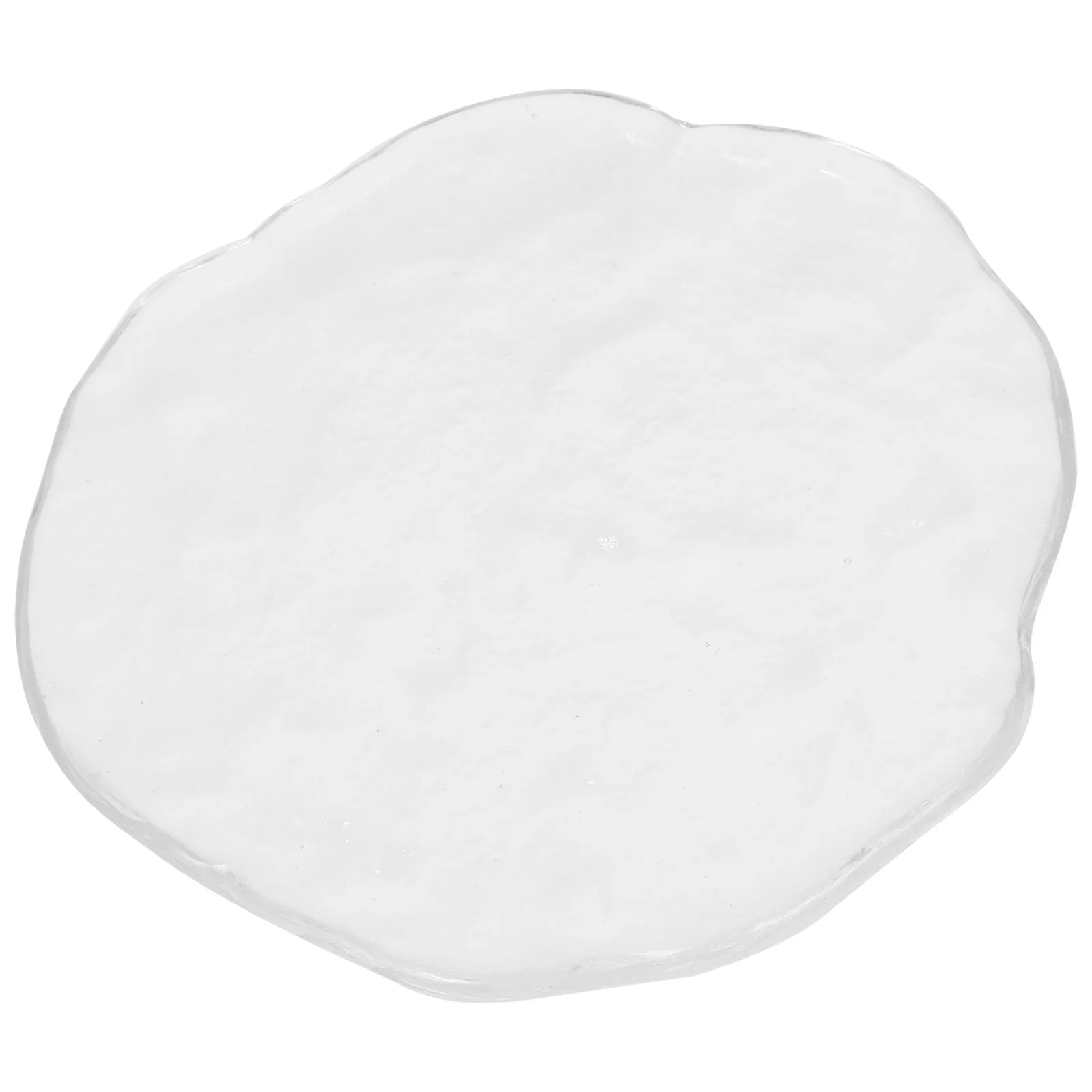 

Glass Tea Saucer Set of 4 Heat Insulation Cup Mat for Home Restaurant Decor Stylish Glass Coaster Drink Protector Table Mat