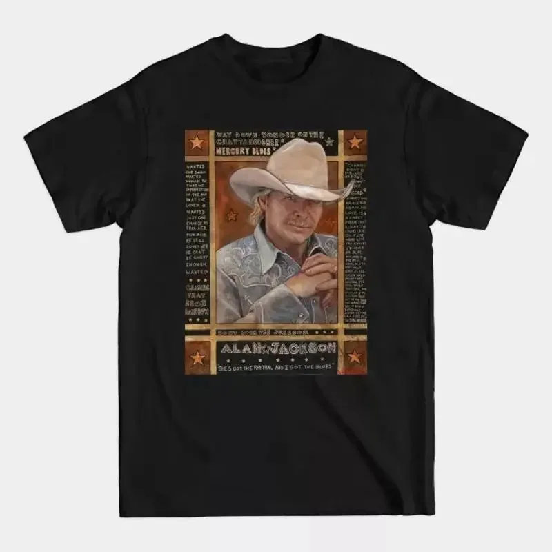 Alan Jackson Mercury Blues Black S 234Xl T Shirt Webp