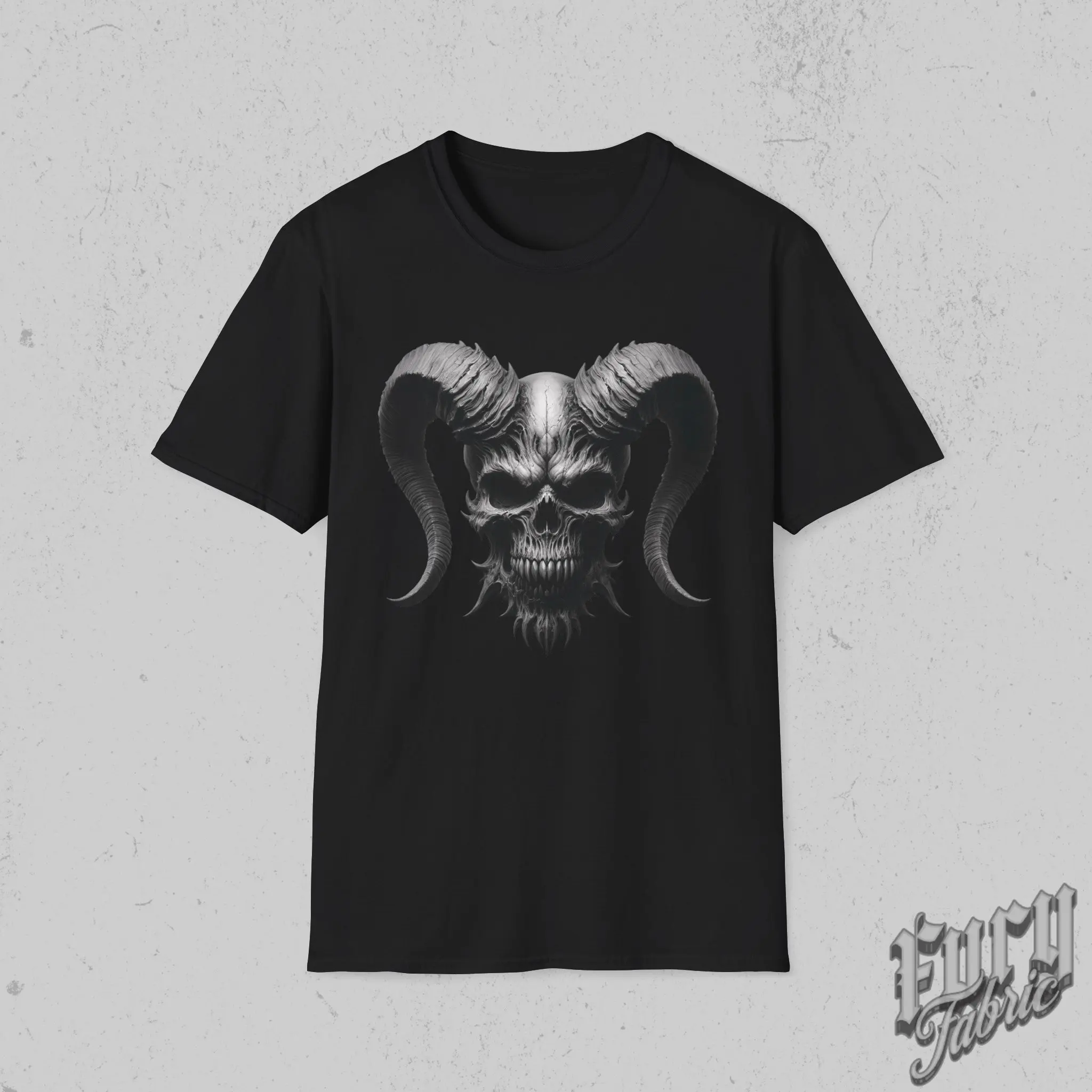 Demon Skulls Mens T Shirt Gothic Rock Skull Goth Skeleton Alternative Biker Unisex Heavy Metal Clothing