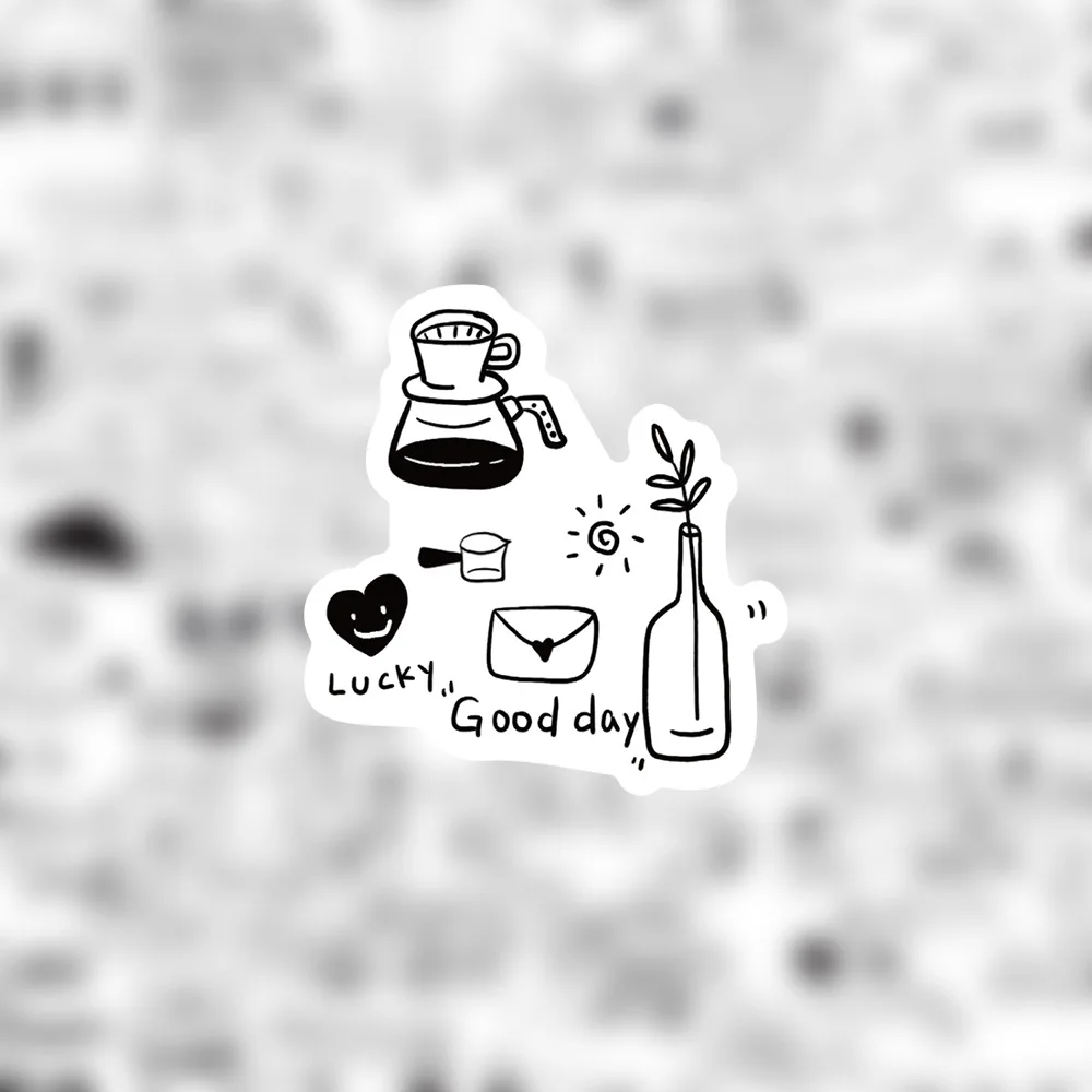 10/30/50/100PCS Cartoon Cute Orange Cat Doodle Stickers Creative Waterproof Decals Decorative Mobile Phone Case Water Cup