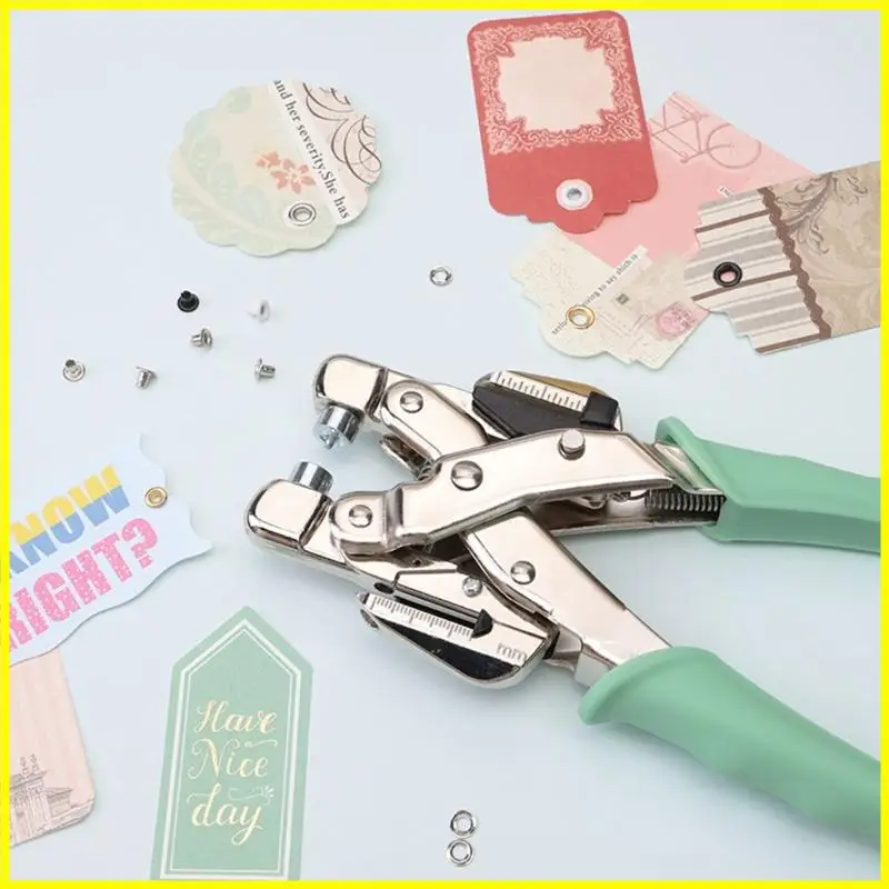 Metal Eyelet Tool, 3MM 5MM Dies for Scrapbook Journal Planner and Albums