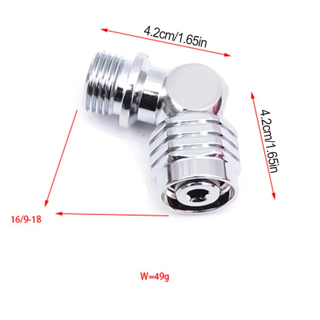 90/110 Degree Swivel Hose Adapter Rotary Adjustable Snorkeling Regulator Connector Diving Accessories 90 degree