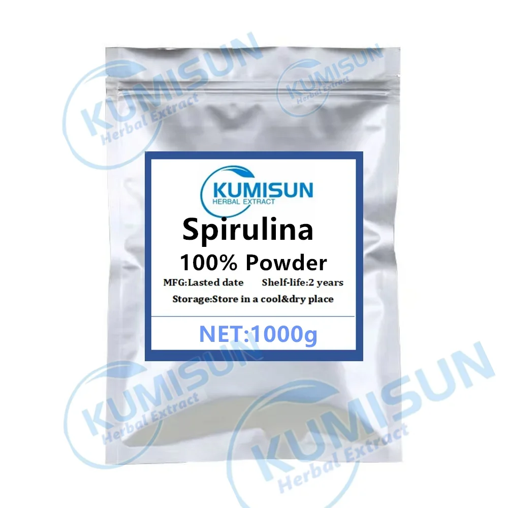 50-1000g  TNatural Spirulina Powder For Skin Repair Beauty Soap Organic Pigment Soap Making Materials