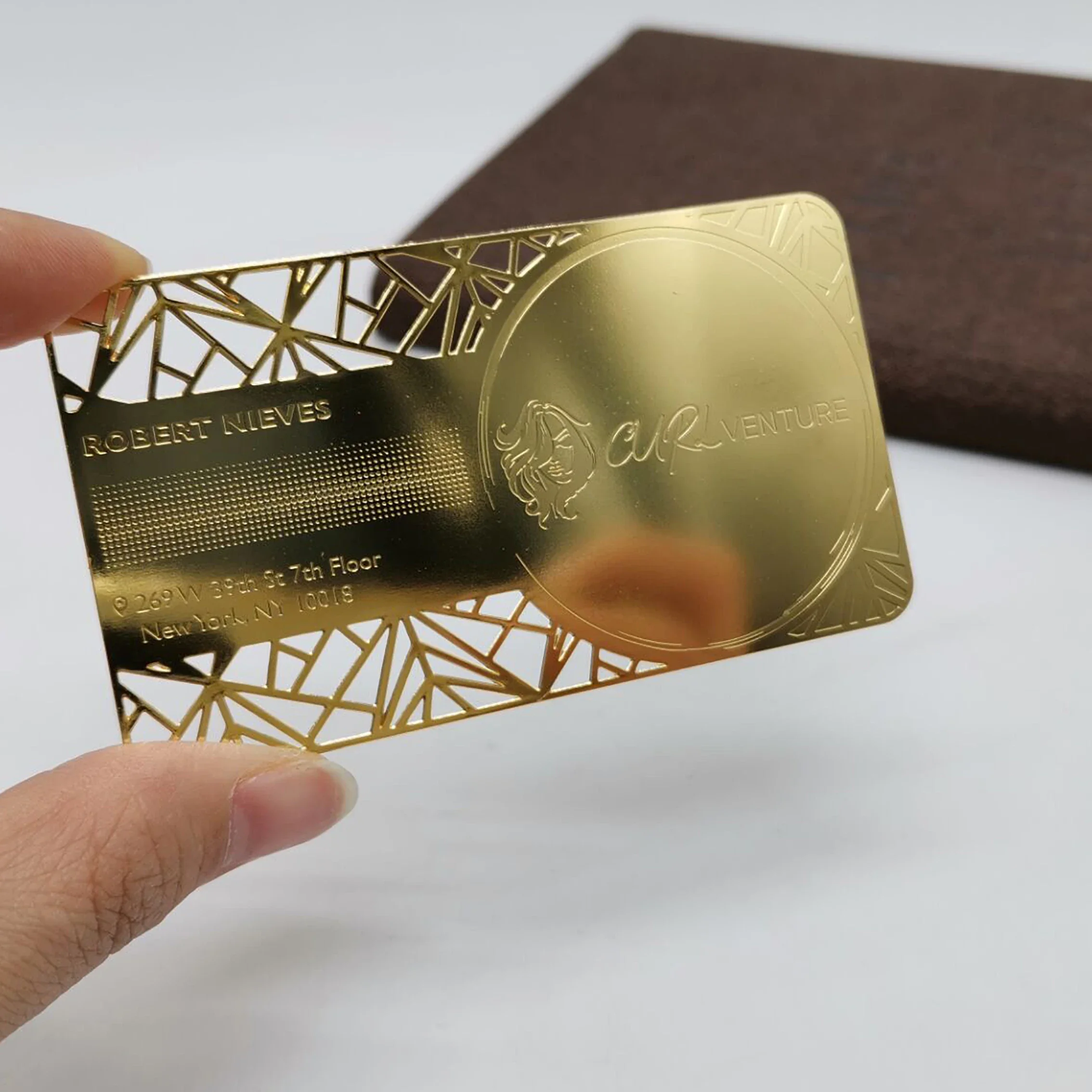 

Best Metal Business Cards Gold Mirror Business Card Metal Business Card Design