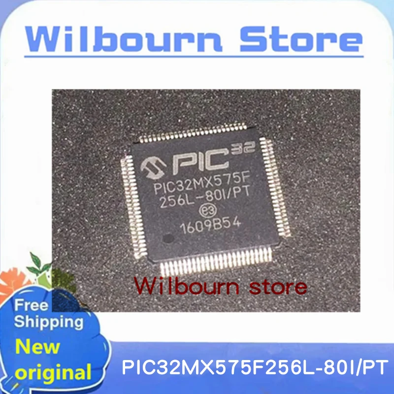 1PCS/LOT PIC32MX575F256L-80I/PT PIC32MX575F 256L 80I/PT TQFP100  100% New Spot stock