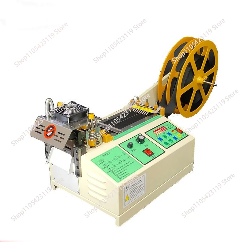 Upgrade New Ribbon Computer Tape Cutting Machine Hot Cold Belt Breaker Zipper Automatic Cutting Machine Ribbon Hot Cutting Machi