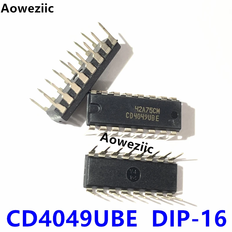 CD4049UBE CD4049 PDIP-16 six-way reverse buffer converter chip original