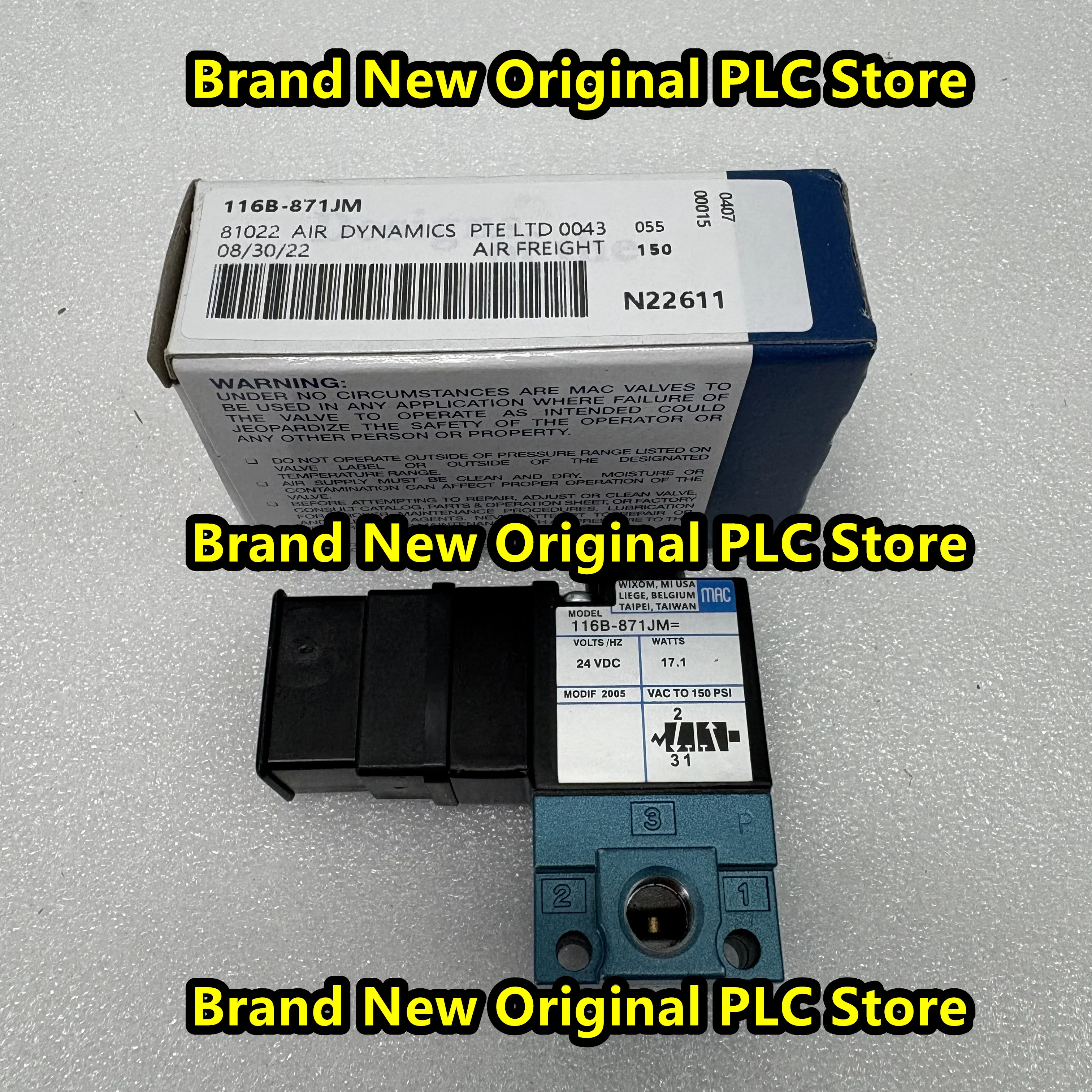 

116B-871JM 24VDC solenoid valve new original