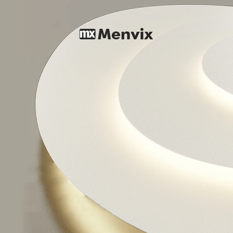 Lâmpada do teto LED para sala de estar, quarto, jantar, luminárias interiores, leite branco, vento Luminaria, Home Decor, luminária