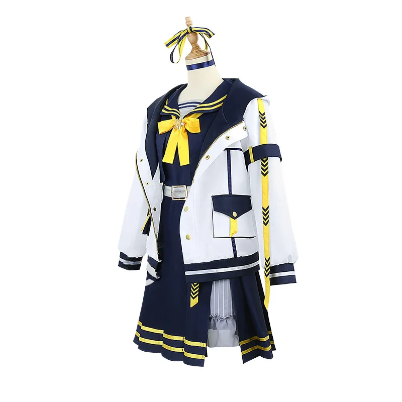 Vtuber Hoshimachi Suisei Cosplay Kostüme Cut Jk Anzug Mantel Kleid Halloween Karneval Uniformen