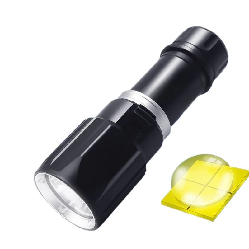5121 professional diving flashlight high power super bright strong light long-range night diving sea waterproof searchlight