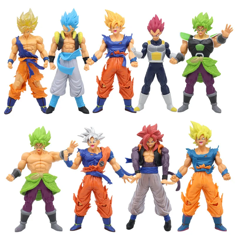 Figurki akcji anime Dragon Ball Z Super Saiyan Son Goku Vegeta, modele kolekcjonerskie, prezenty dla dzieci
