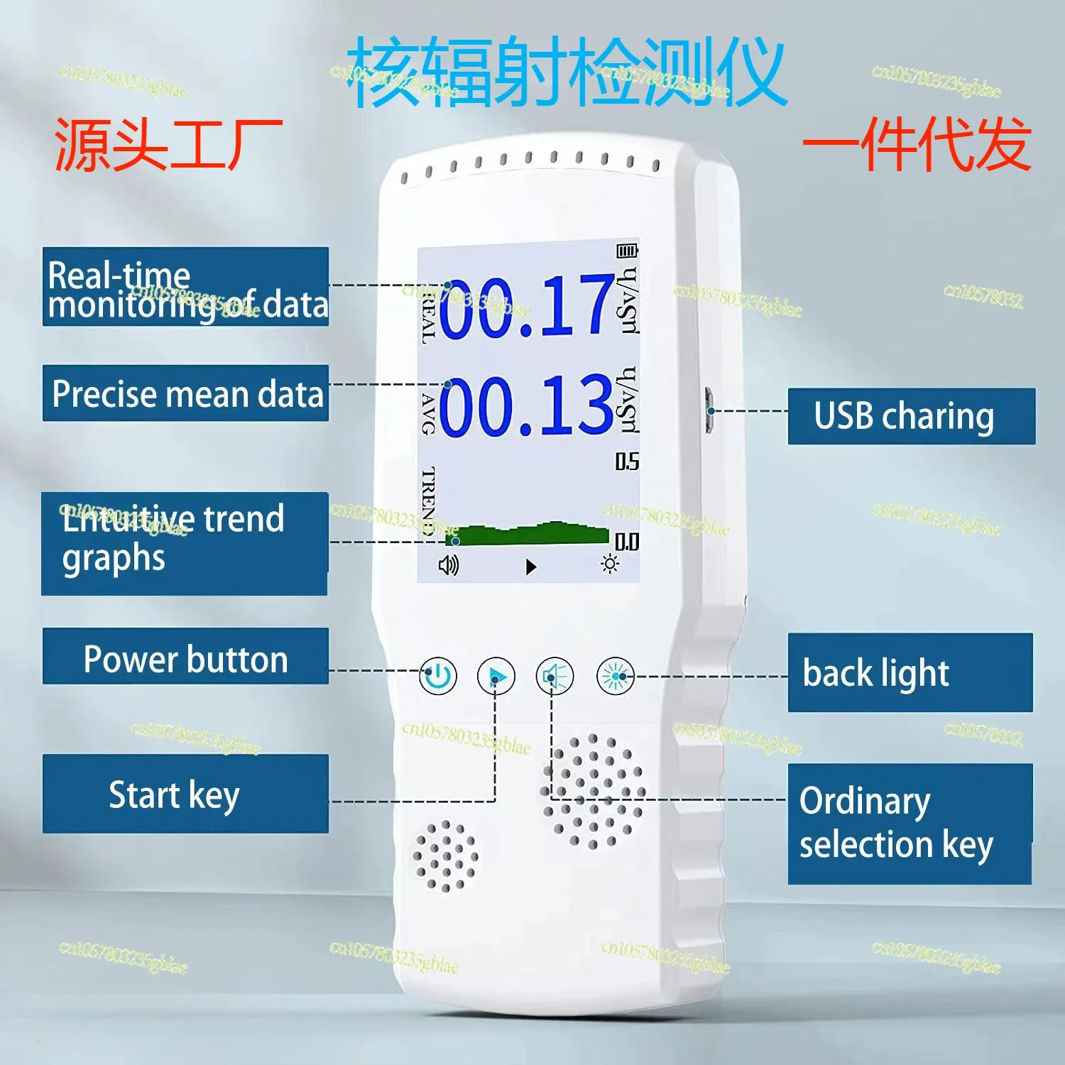 Nuclear Radiation Detector Marble Detector Geiger Counter Electromagnetic Radiation Radiation Measurement