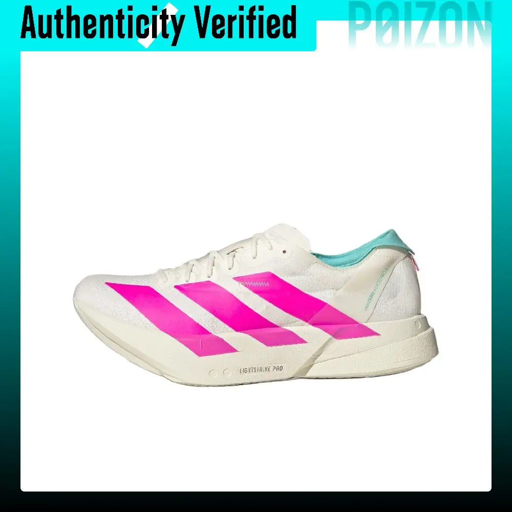 Adidas Adizero Adios Pro 4 Low-top Marathon Long Distance Running Sprint Racing Running Shoes Men's White Bright Powder KJ3873