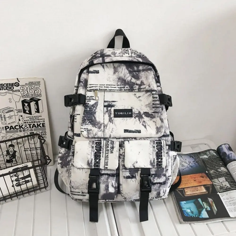 Creative Waterproof Teenage Nylon Book Bag Large Capacity Backpack Fashion Students School Bag Boys Girls Travel Backbag