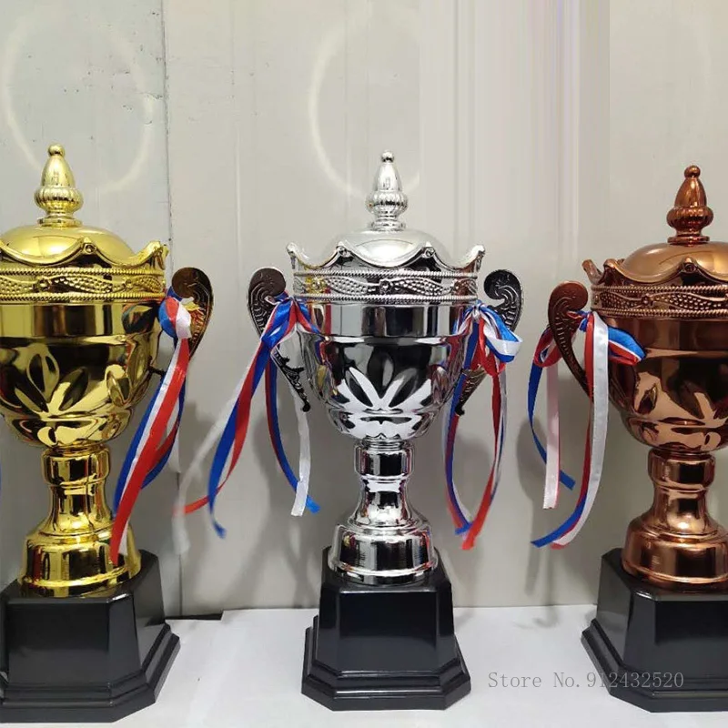 Trofeo in metallo placcato oro, grande commerciale, creativo personalizzato per inviare amici, regali, Souvenir danzanti, decorazioni per la casa, 1