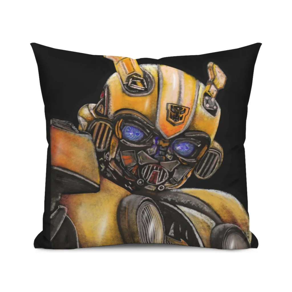 Pillowcase Cushions Cover Cushions Home Decoration Bumblebee Transformer, The Best Transformer Pillows For Sofa