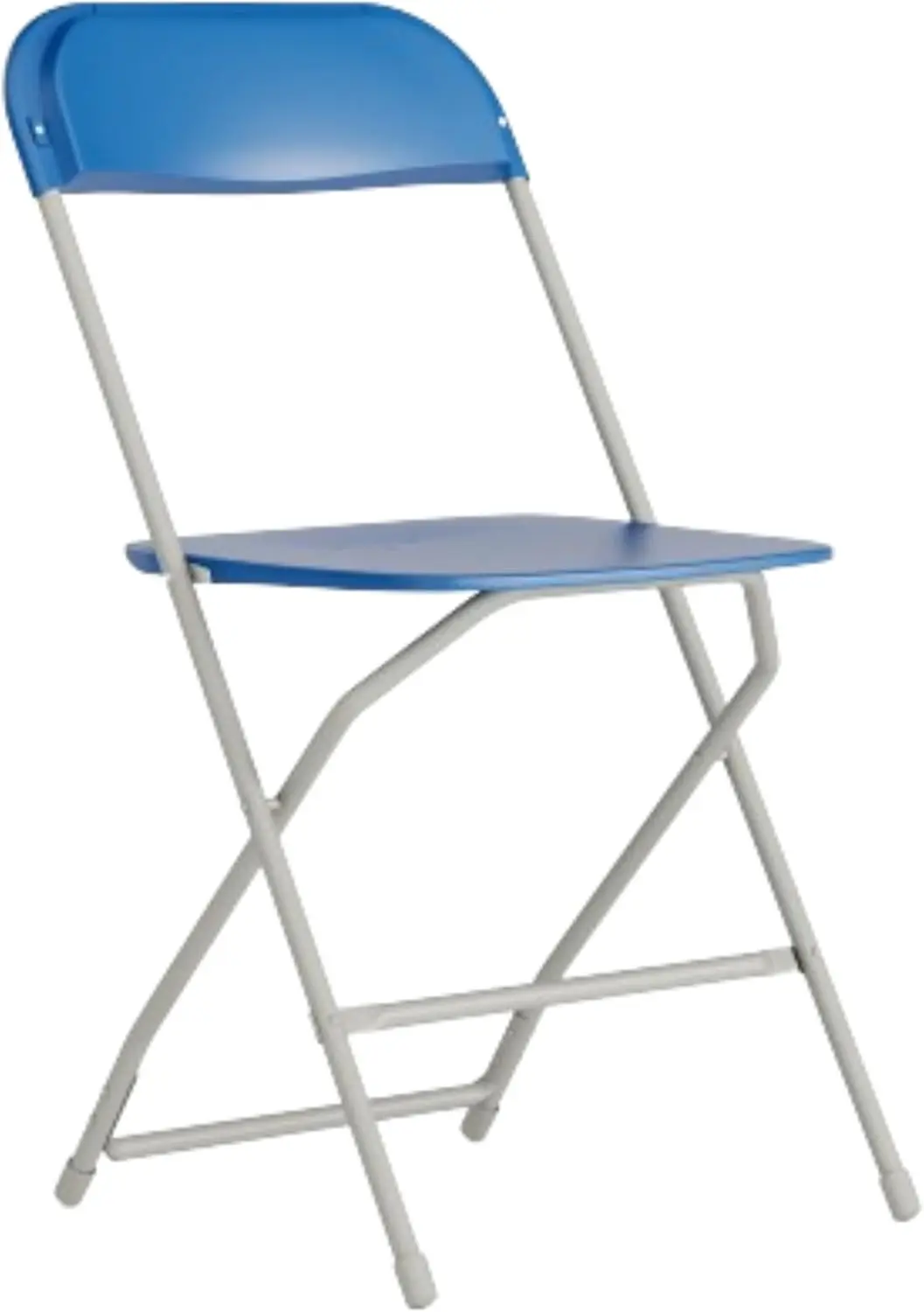 Hercules Series Plastic Folding Chair - Blue - 650LB Weight Capacity Comfortable Event Chair - Lightweight Foldi